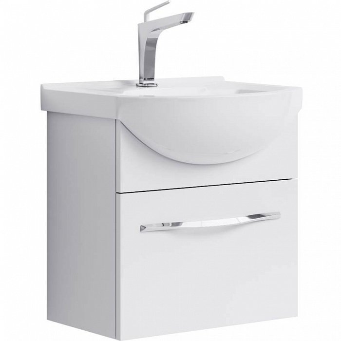 Тумба под раковину Aqwella Allegro Agr.01.05/1 50 см (белый) подвесная
