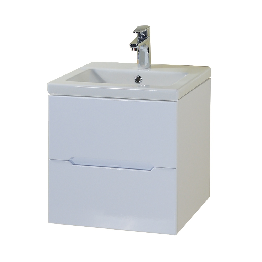 Тумба под раковину Onika Айленд 105021 50 см (белый) подвесной