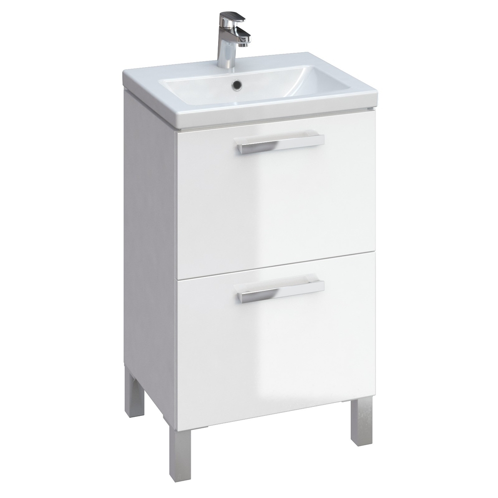 Тумба под раковину Cersanit Melar 50 64127 (белый) напольная