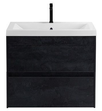 Тумба под раковину Art&Max Family Family-M-580-2C-SO-HC 58 см (угольный камень) подвесная