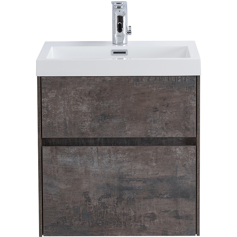 Тумба под раковину Belbagno PIETRA MINI-500AS-2C-SO-PT 50 см (коричневый) подвесная