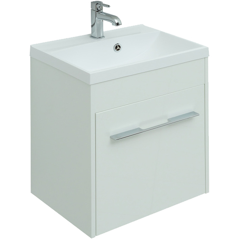 Тумба под раковину Aquanet Августа 274140 50 см (белый) подвесная