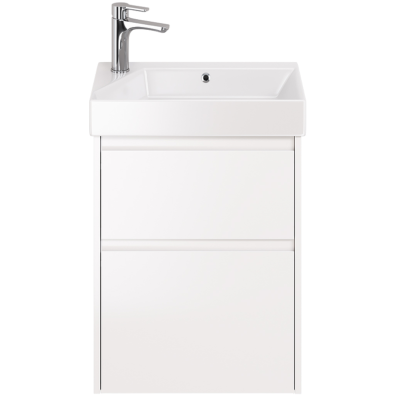 Тумба под раковину Dreja Slim 99.0400 55 см (белый) подвесная/напольная