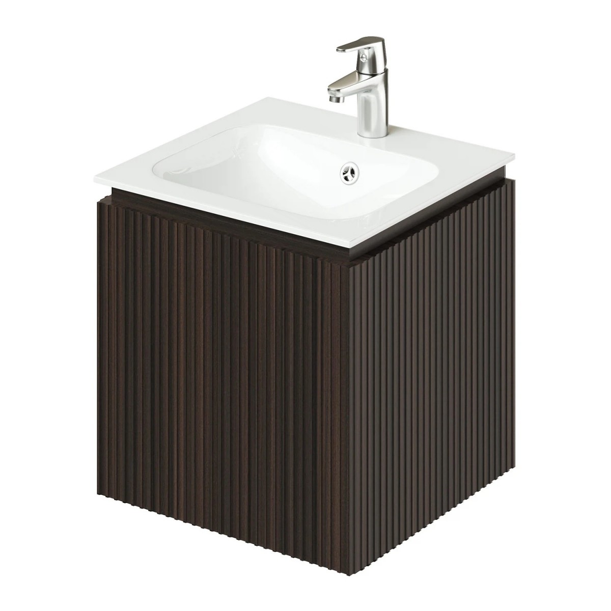 Тумба с раковиной Итана BAND 4657826222862 50 см (эвкалипт африканский) подвесная L