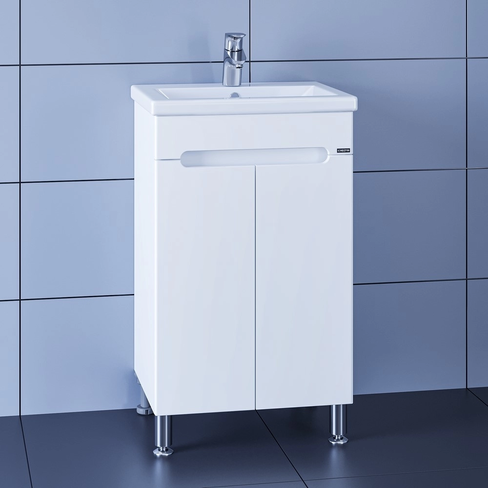 Тумба под раковину СанТа Лондон-50 224014 50 см (белый) напольная