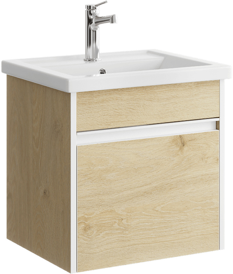 Тумба под раковину Aqwella Urban URB0105DD 50 см (дуб давос) подвесная
