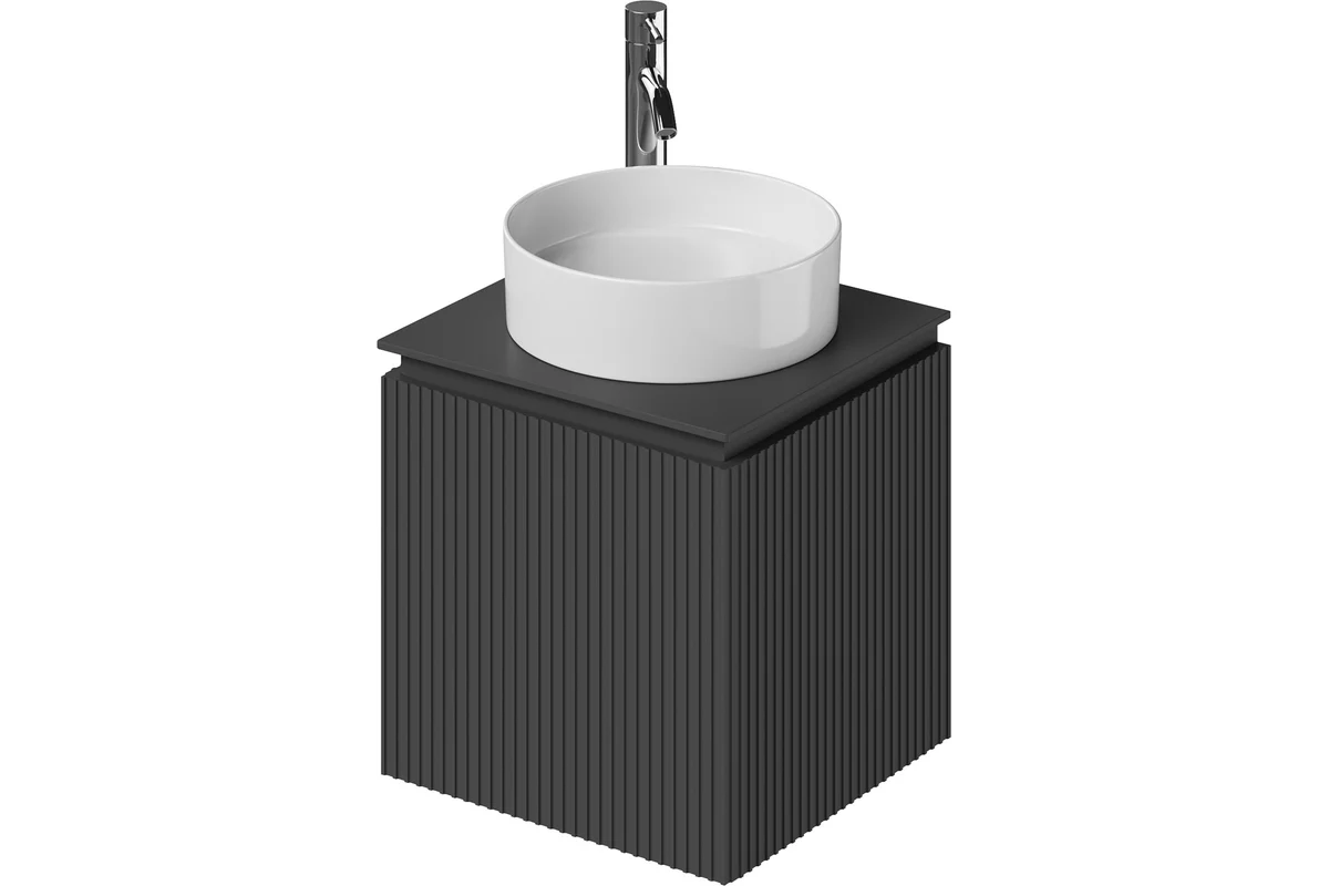 Тумба со столешницей Итана BAND 4657836461183 50 см (графит матовый) подвесная R