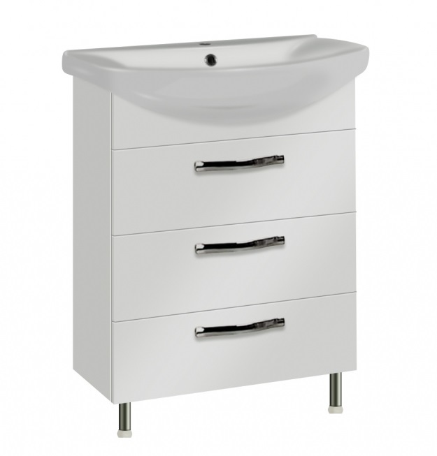 Тумба под раковину Aquaton Ария Н 50 см (белый)