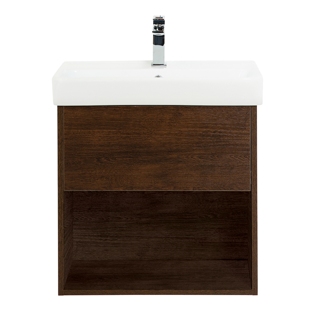 Тумба под раковину BelBagno NEON-500-1C-SO-RS 50 см (коричневый) подвесная