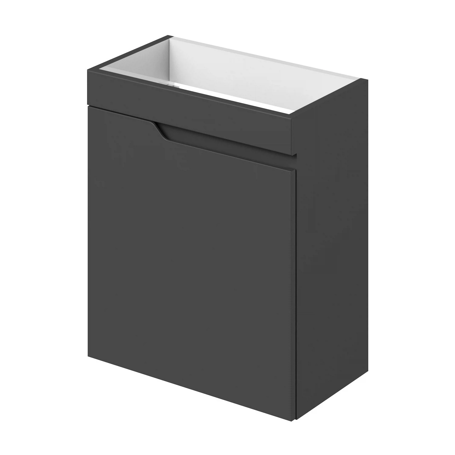 Тумба под раковину Итана Alexa 4657773606982 45 см (графит) подвесная L