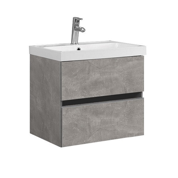 Тумба под раковину Belux Париж 4810924267597 50 см (бетон чикаго) подвесная