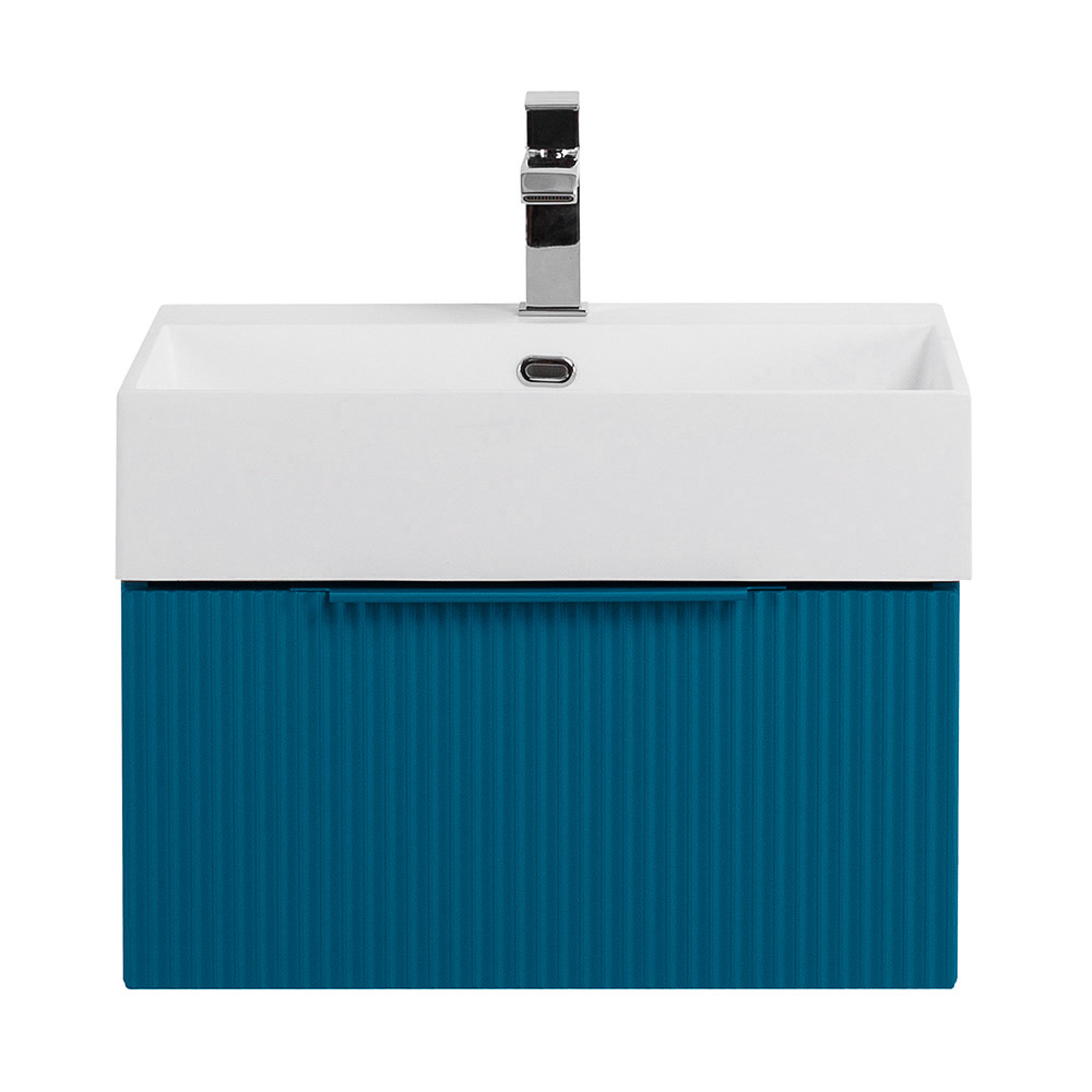 Тумба под раковину Cezares Premium 55413 50 см (синий матовый) подвесная