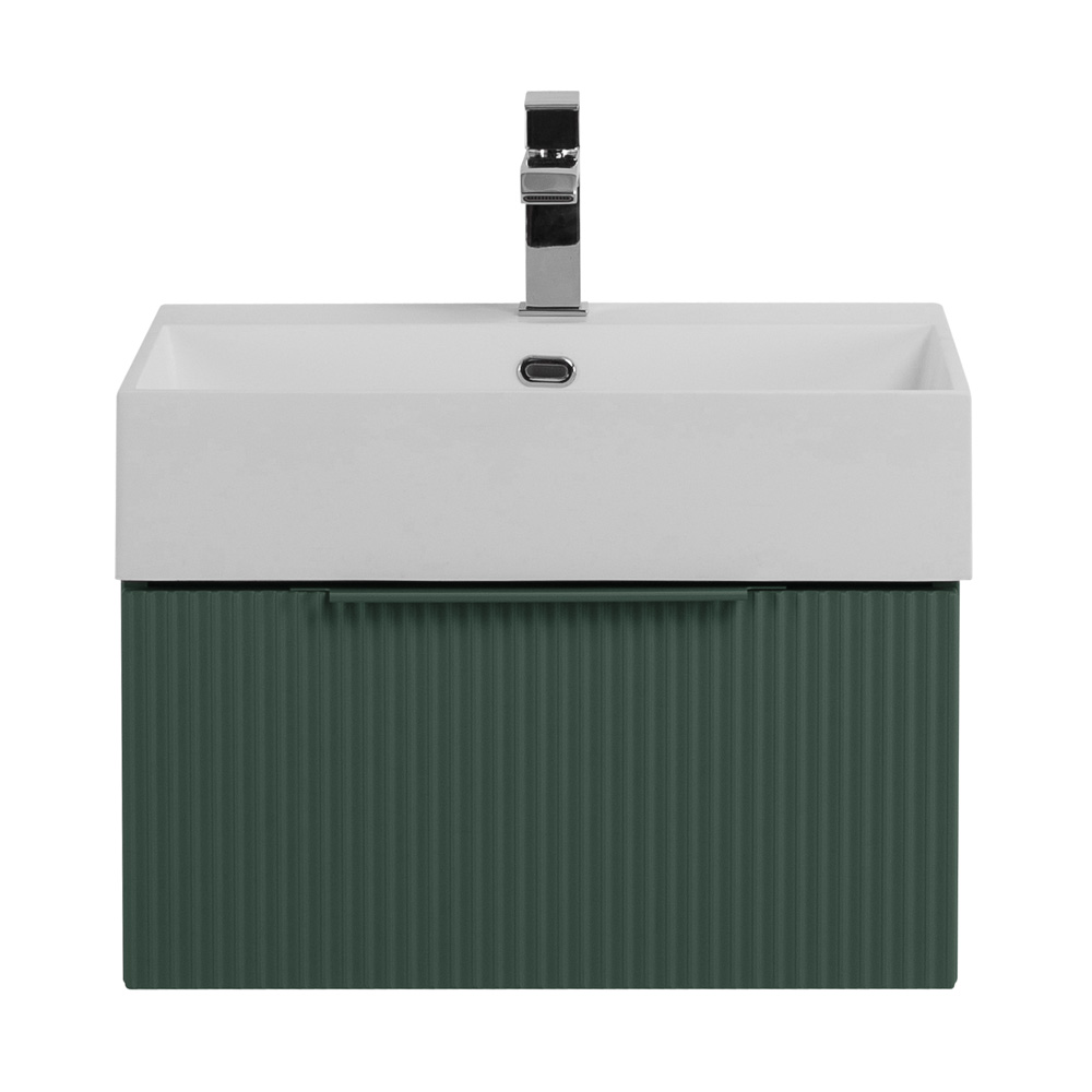 Тумба под раковину Cezares Premium 55415 50 см (зелёный матовый) подвесная