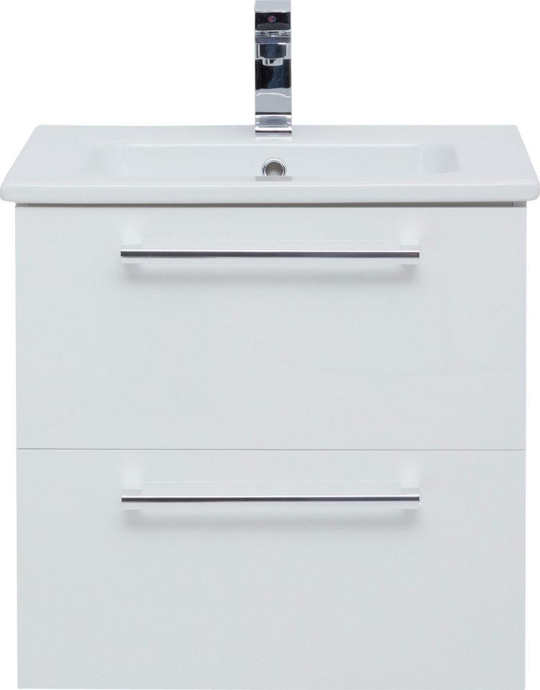 Тумба под раковину Dreja Gio 60 см (белый) подвесная