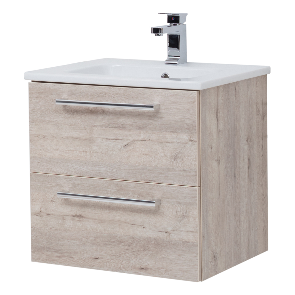 Тумба под раковину Dreja Gio 60 см (дуб кантри) подвесная
