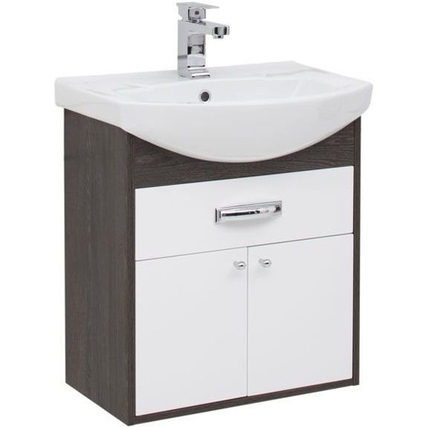 Тумба под раковину Aquanet Грейс 60 см (дуб кантенбери) 1 ящик подвесная