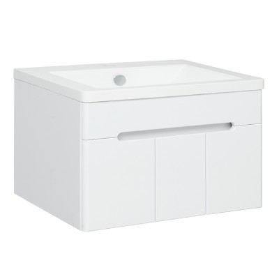 Тумба под раковину Runo Парма 00-00001039 75 см (белый) подвесная