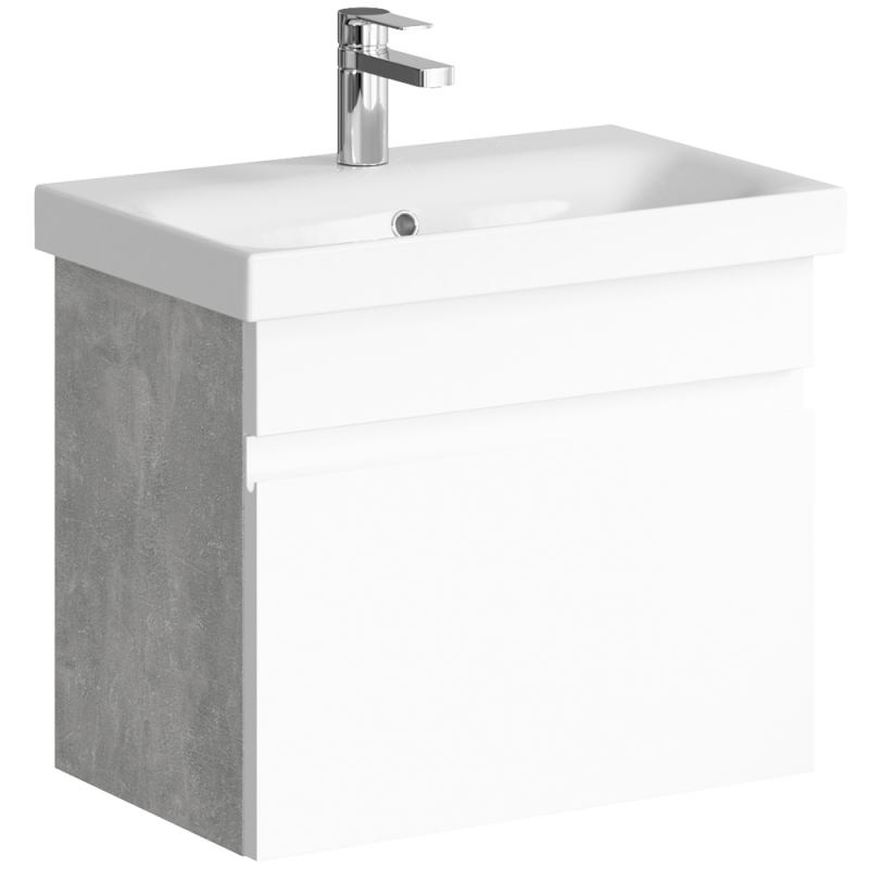 Тумба под раковину Aqwella Smart SRT0106BS 60 см (бетон светлый) подвесная