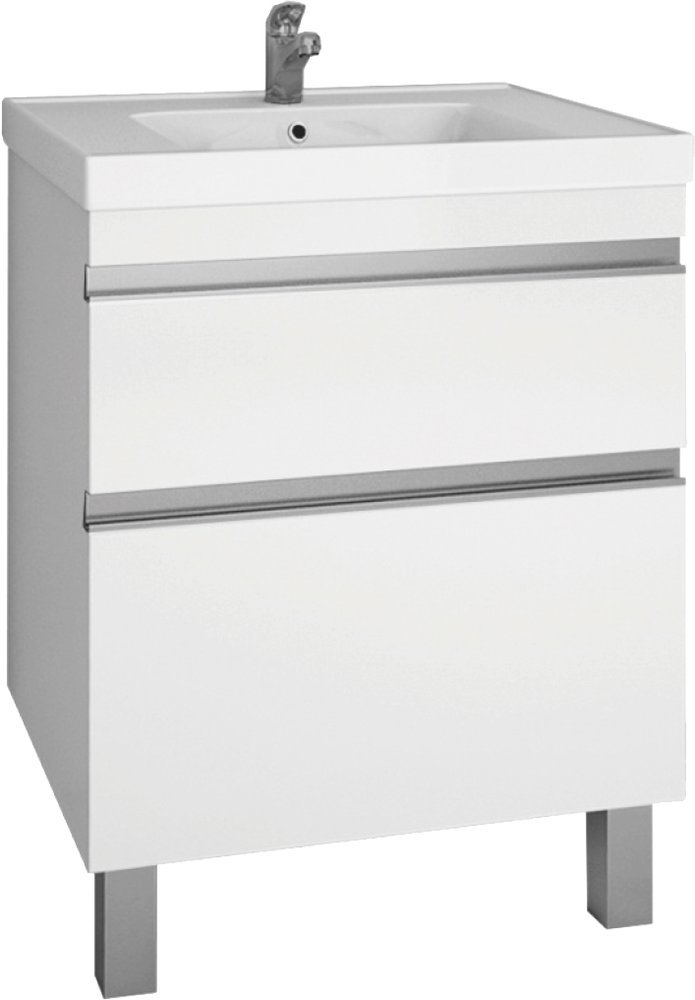 Тумба под раковину Dreja Grace Plus 70 см (белый) подвесная/напольная