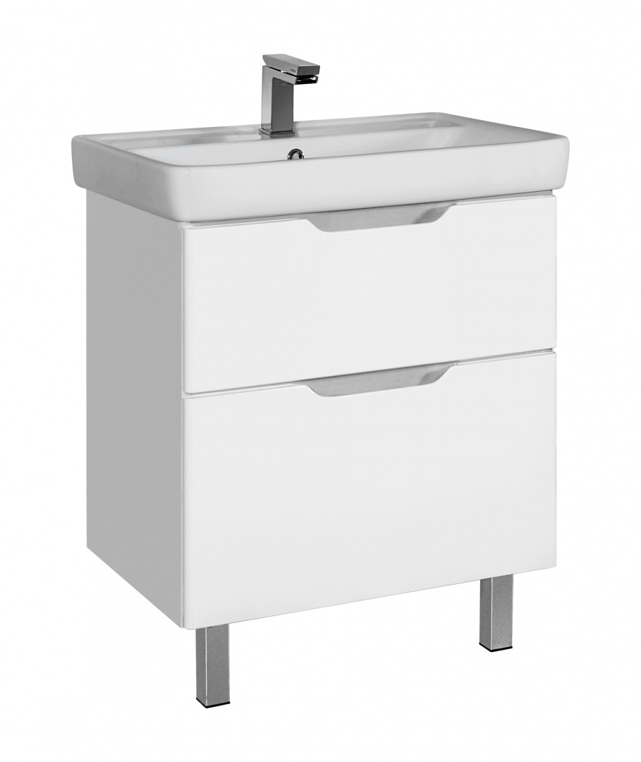 Тумба под раковину Dreja.eco Q Plus 70 см (белый) напольная