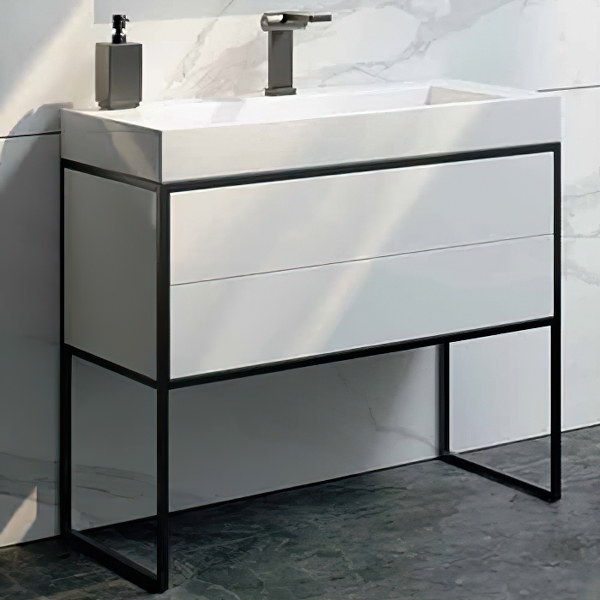 Тумба под раковину Aqwella Clarberg Logic LOG0107N 70 см (белый) напольная