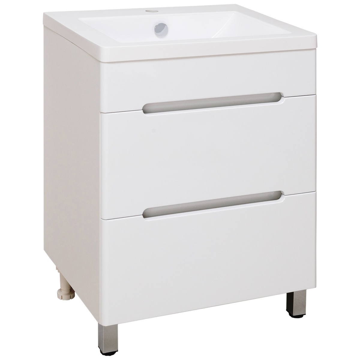 Тумба под раковину Runo Парма 00000001139 60 см (белый) напольная