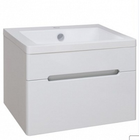 Тумба под раковину Runo Парма 00000001138 60 см (белый) подвесная