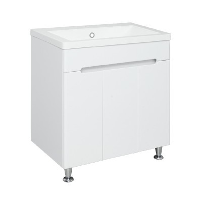 Тумба под раковину Runo Парма 00-00001040 75 см (белый) напольная