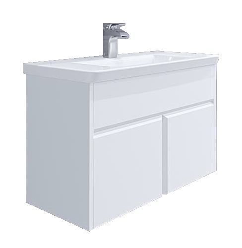 Тумба под раковину Roca Up 70 см (белый глянец) ZRU9303011