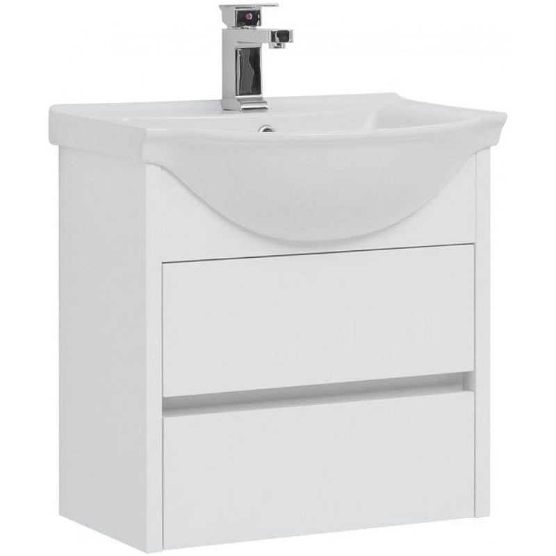 Тумба под раковину Aquanet Сидней 60 см (белый) подвесная