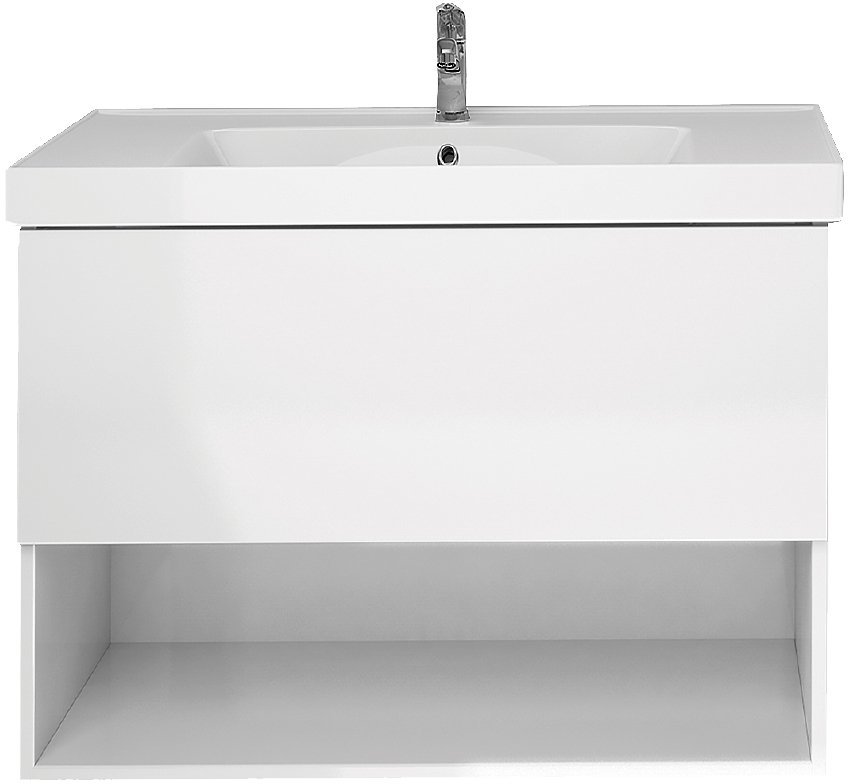 Тумба под раковину Dreja Perfecto 60 см (белый) подвесная
