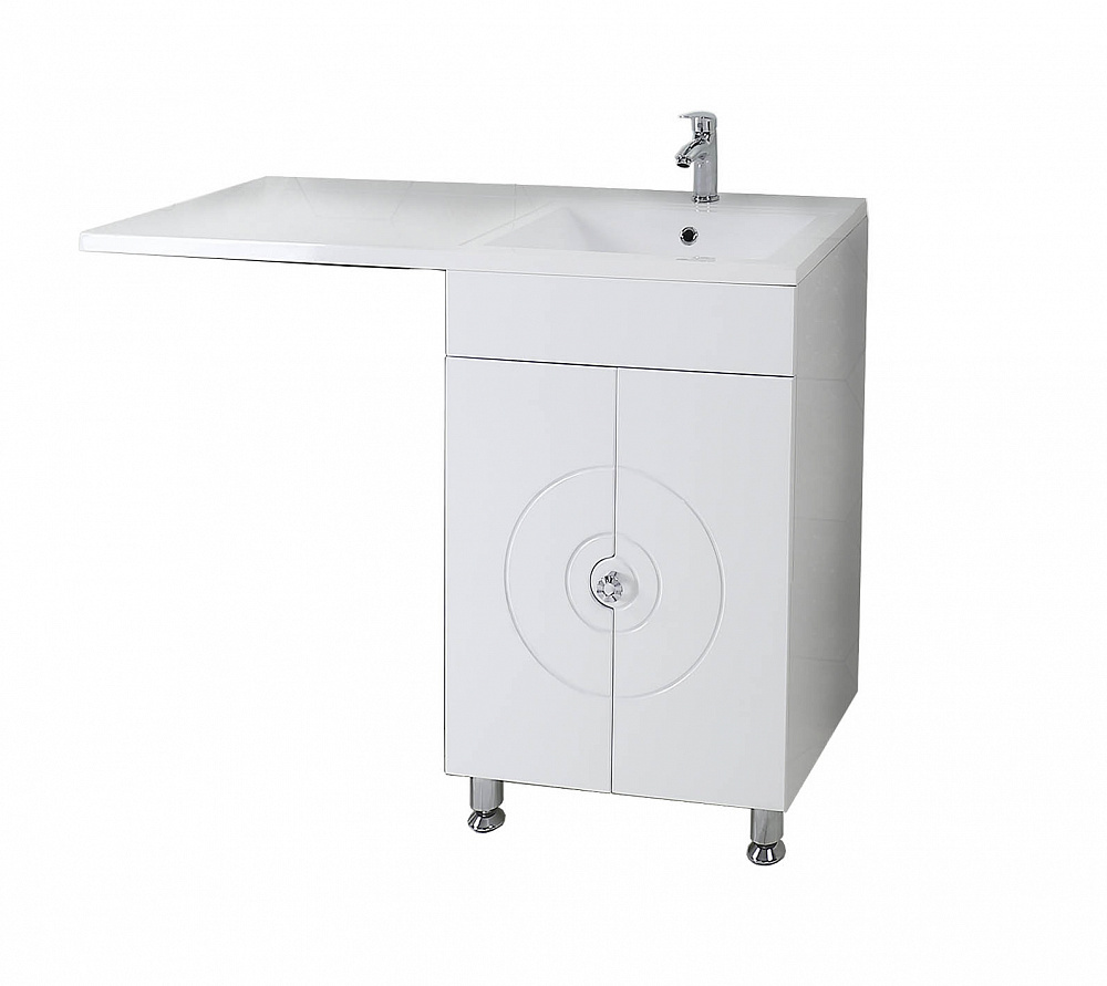 Тумба под раковину Onika Космос 106019 60 см (белый) напольная