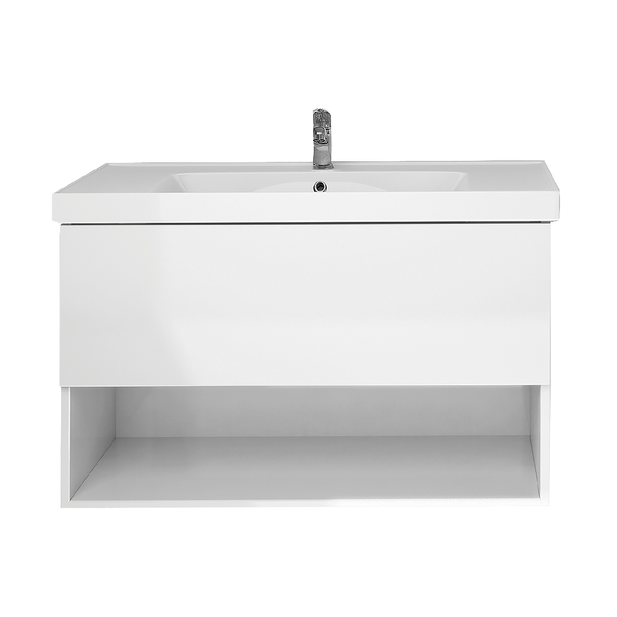 Тумба под раковину Dreja Perfecto 70 см (белый) подвесная