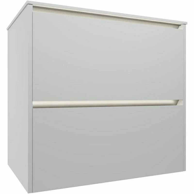 Тумба под раковину Allen Brau Activity 1.34011.WM 70 см (белый матовый/олива браш) LED подвесная