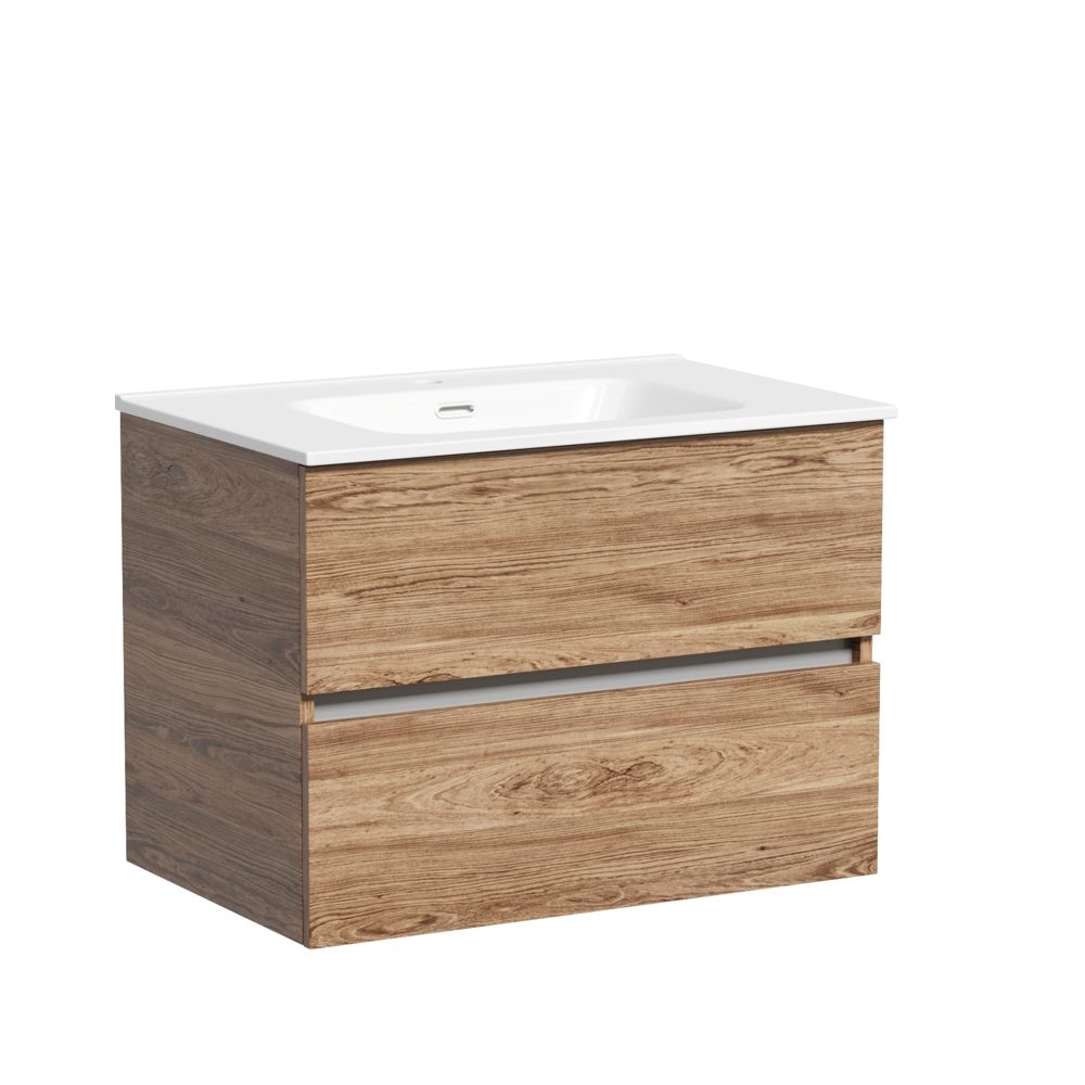 Тумба под раковину Sancos Urban UR70ECH 70 см (дуб чарльстон) подвесная