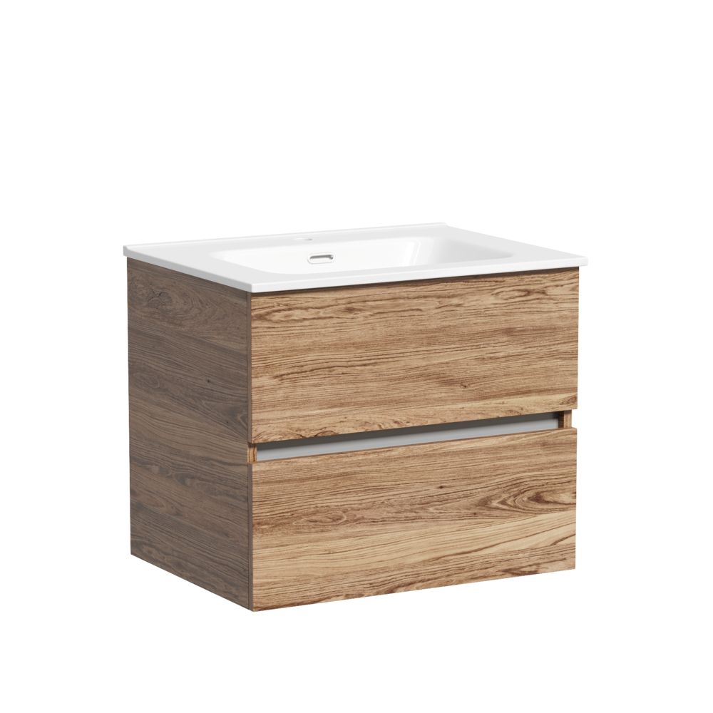 Тумба под раковину Sancos Urban UR60ECH 60 см (дуб чарльстон) подвесная