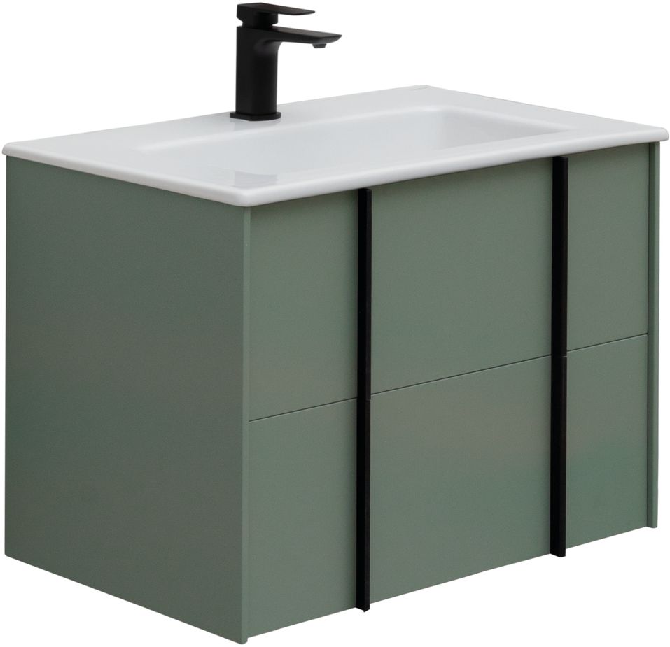 Тумба под раковину Allen Brau Reality 1.32004.CGM 70 см (олива матовый) подвесная