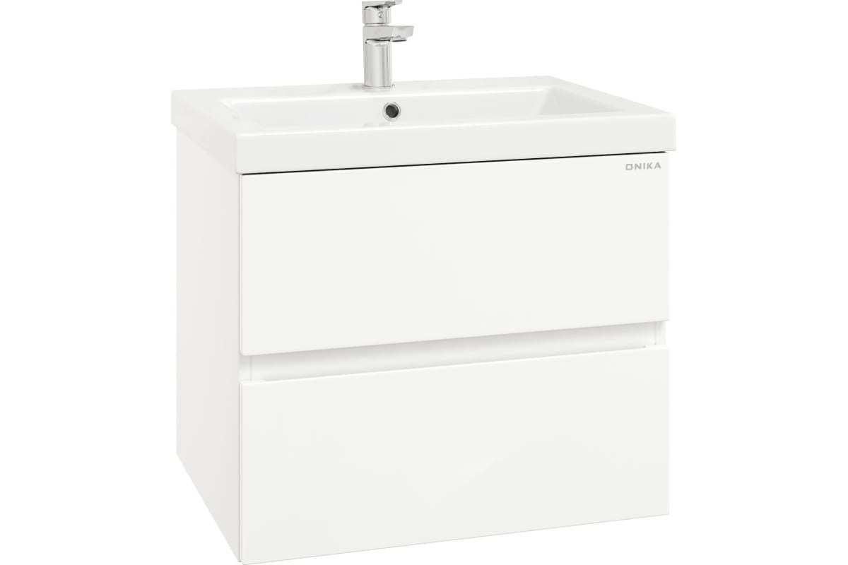 Тумба под раковину Onika Эвада 106145 60 см (белый) подвесная
