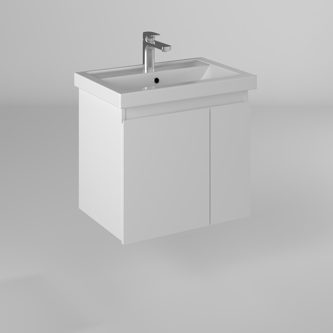 Тумба под раковину Briz Biella 364 03-18060-06 00 БЕЛ 60 см (белый) подвесная