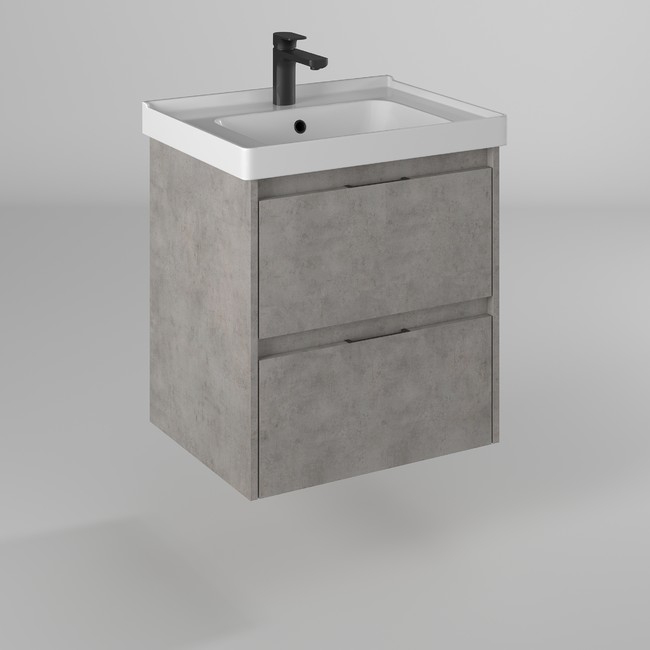 Тумба под раковину Briz Chicago 241 03-18070-15 00 БТН 70 см (серый) подвесная