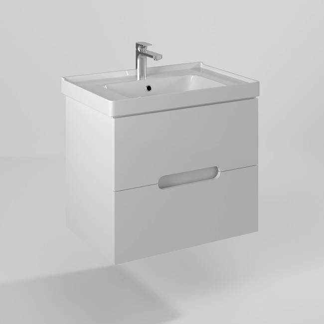 Тумба под раковину Briz Pola 236 03-18070-15 00 БЕЛ 70 см (белый) подвесная