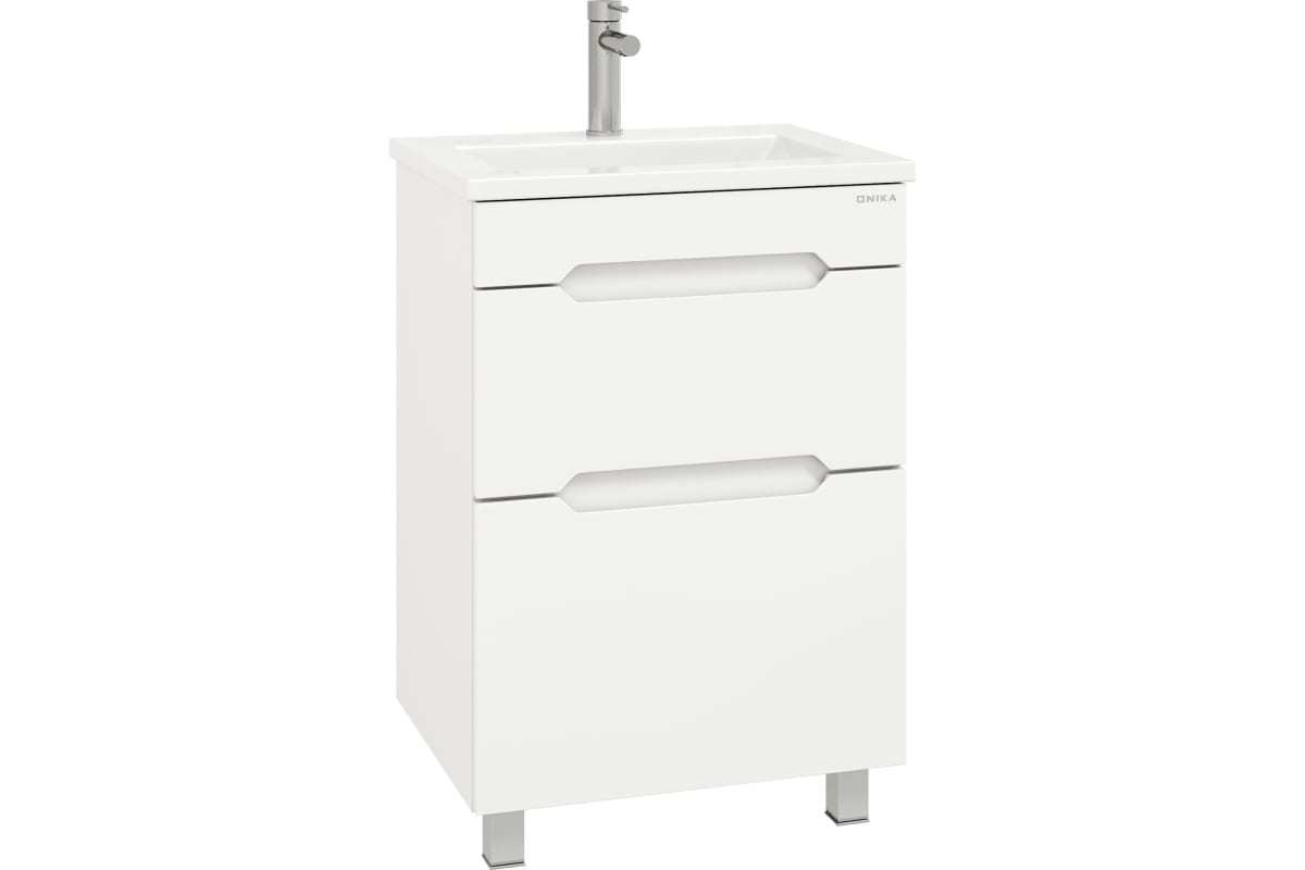 Тумба под раковину Onika Айленд 106028 60см (белый) напольная