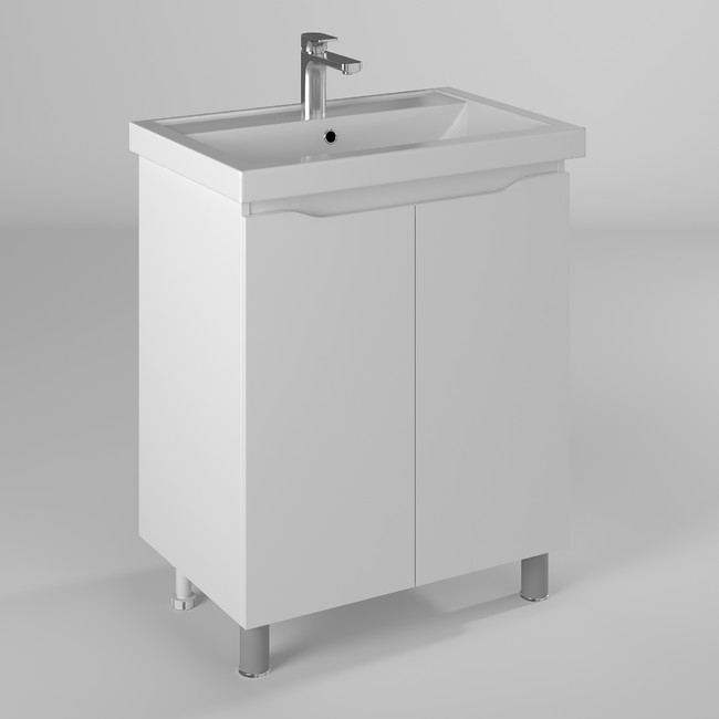 Тумба под раковину Briz Malta 365 03-02070-06 00 БЕЛ 70 см (белый) напольная