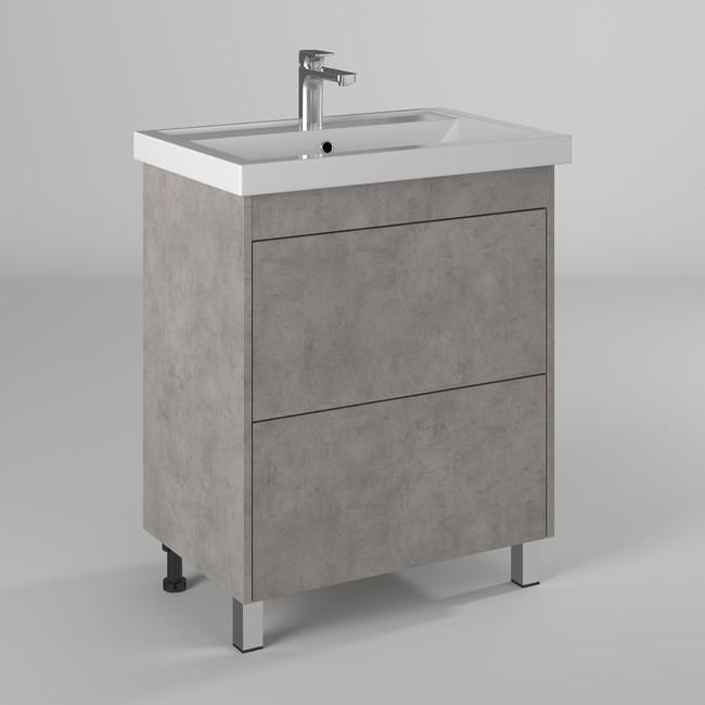 Тумба под раковину Briz Ricci 360 03-08070-06 00 БТН 70 см (серый) напольная