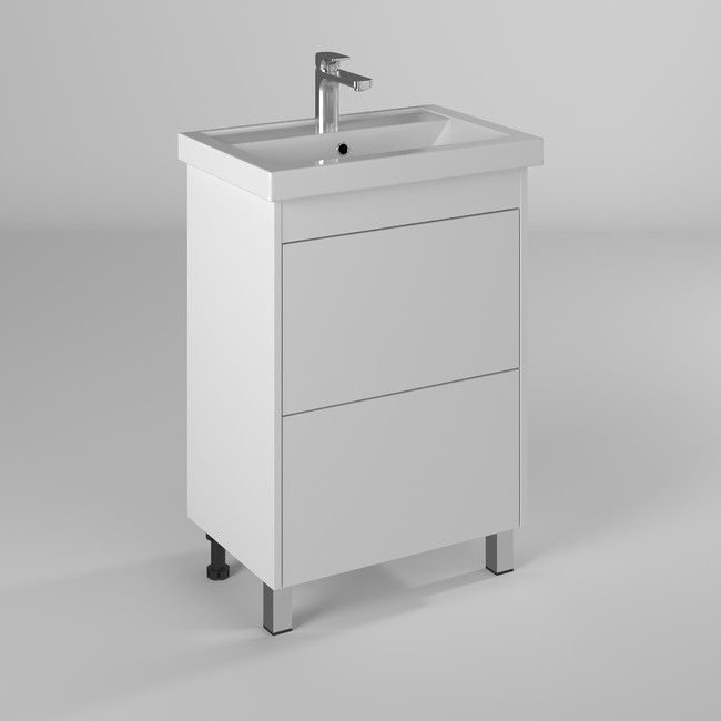 Тумба под раковину Briz Ricci 360 03-08060-06 00 БЕЛ 60 см (белый) напольная