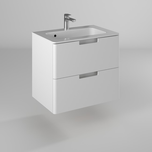 Тумба под раковину Briz Prato 240 03-18070-16 00 БЕЛ 70 см (белый) подвесная