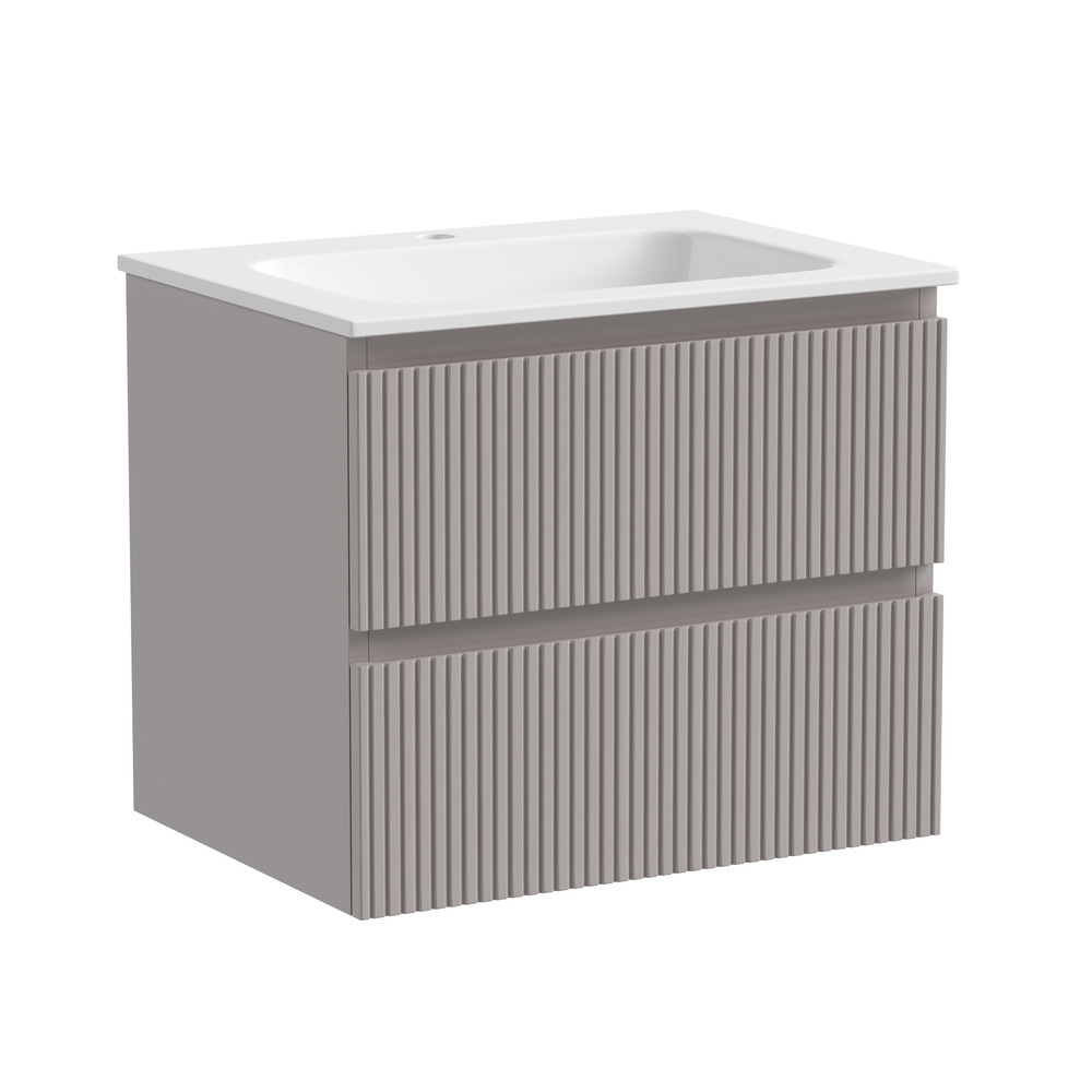 Тумба под раковину Sancos Snob T SNT60SM 60 см (серый матовый) подвесная