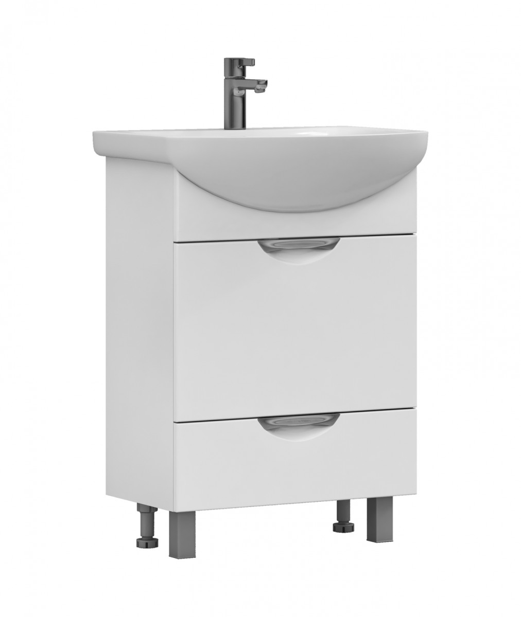 Тумба под раковину Vigo Callao tn.CAL.BAL.60.2Y 60 см (белый) напольная