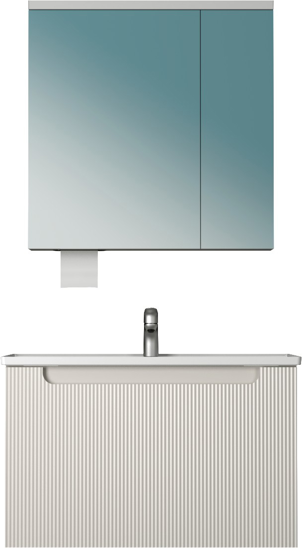 Тумба под раковину Итана Alexa ADGMD8G31008F-XZ 70 см (белый матовый) подвесная