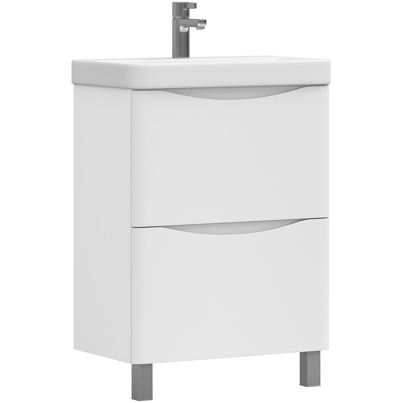 Тумба под раковину Vigo Glem tn.GLE.9595.60.2Y 60 см (белый) напольная